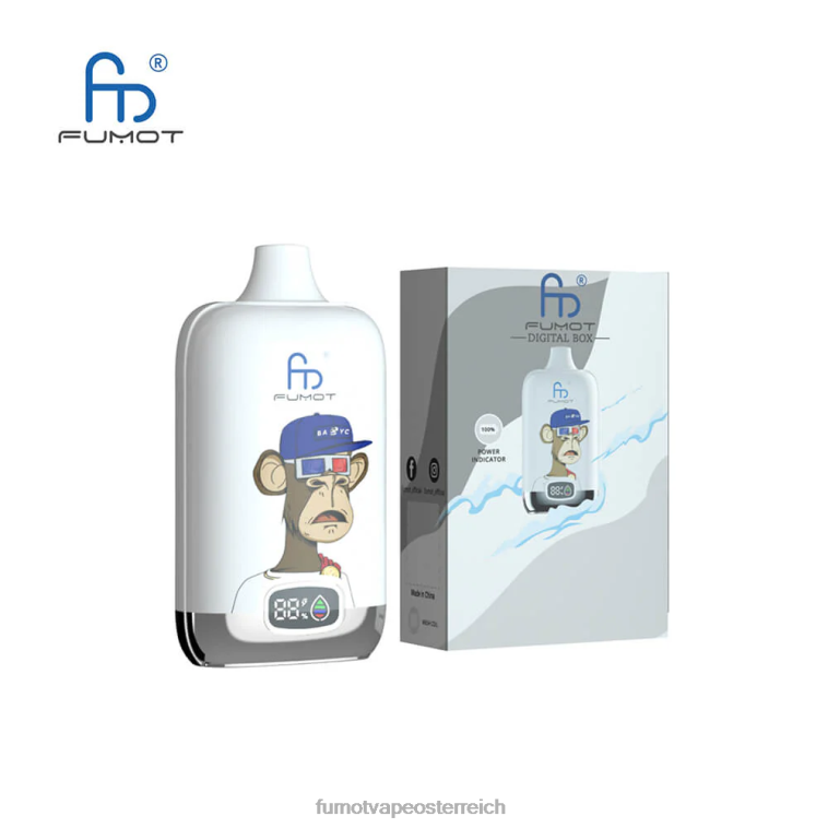 Fumot Digital Box 12000 Einweg-Vape-Pod – 20 ml (1 Stück) Blaubeere auf Eis PRHVJ120 Fumot Vape Sale