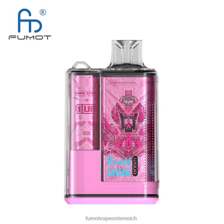 Fumot Crystal 12000 Einweg-Vape-Box – 20 ml (1 Stück) Blaubeer-Kaugummi PRHVJ259 Fumot Flavours