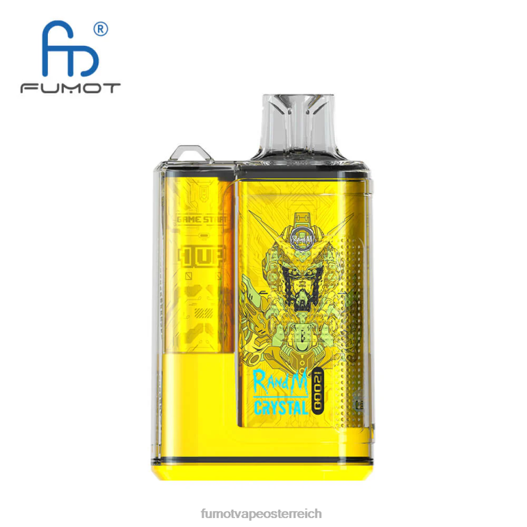 Fumot Crystal 12000 Einweg-Vape-Box – 20 ml (1 Stück) blausaure Himbeere PRHVJ262 Fumot Vape Österreich