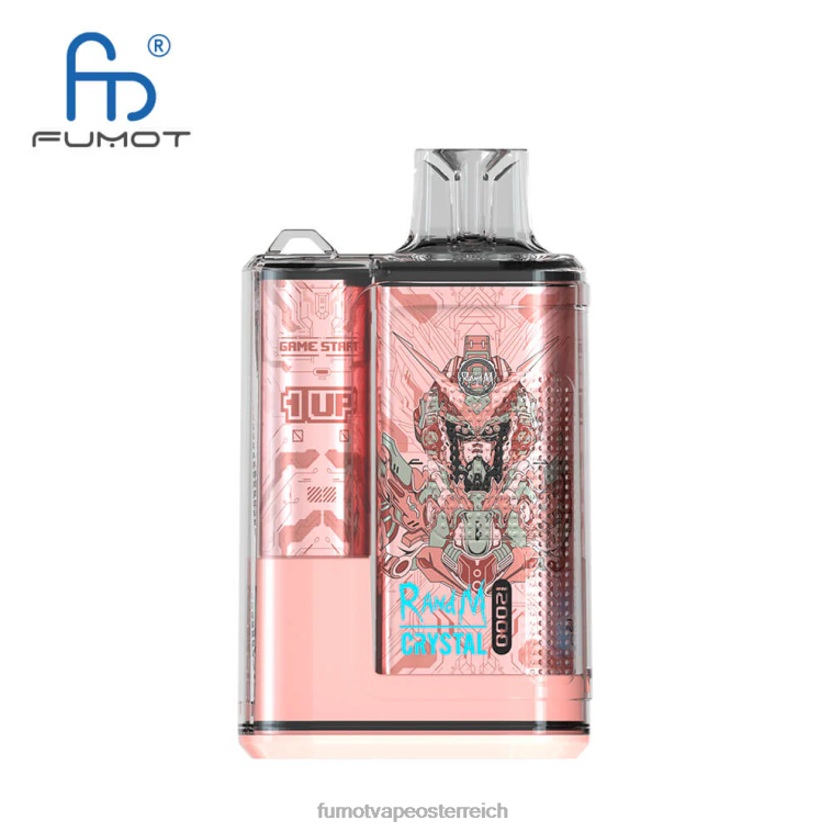 Fumot Crystal 12000 Einweg-Vape-Box – 20 ml (1 Stück) blausaure Himbeere PRHVJ262 Fumot Vape Österreich