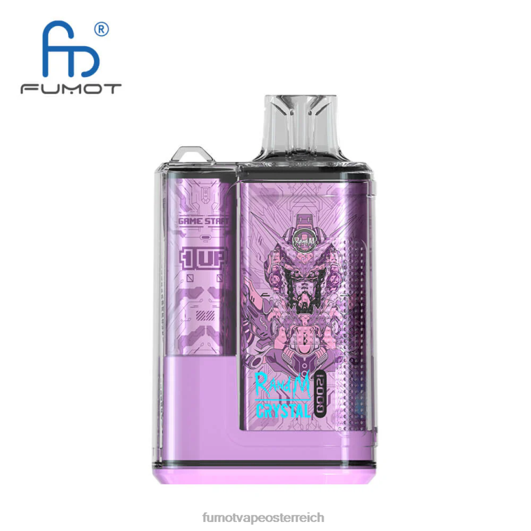 Fumot Crystal 1 Stück – 12000 Einweg-Vape-Box 20 ml Dr. Blau PRHVJ266 Fumot E Zigarette