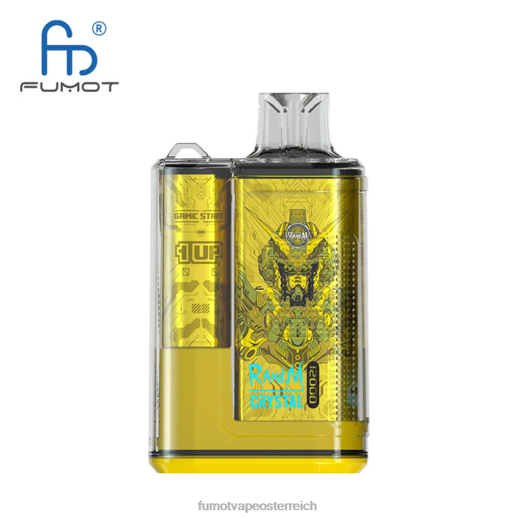 Fumot Crystal 20 ml 12000 Einweg-Vape-Box (1 Stück) pfirsichfarbene Mango-Wassermelone PRHVJ287 Fumot Vape Online Shop