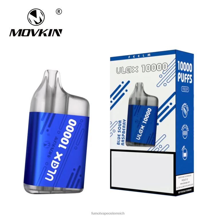 Fumot Movkin Ulax 10000 Einweg-Vape-Pods – 12 ml (1 Stück) Blaubeere auf Eis PRHVJ305 Fumot Vape Review