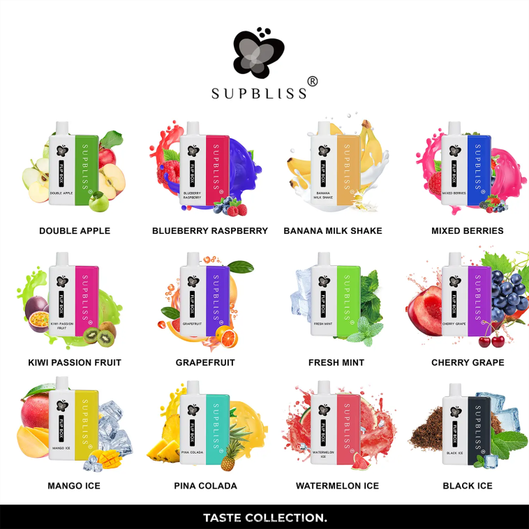 Fumot Supbliss Flip Box 6000 austauschbares Vape-Kit – 10 ml (1 Stück) Bananenmilchshake PRHVJ330 Fumot Vape Sale