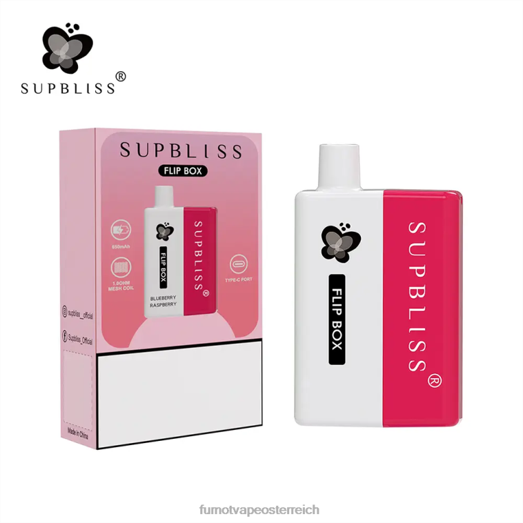 Fumot Supbliss Flip Box 6000 austauschbares Vape-Kit – 10 ml (1 Stück) Bananenmilchshake PRHVJ330 Fumot Vape Sale