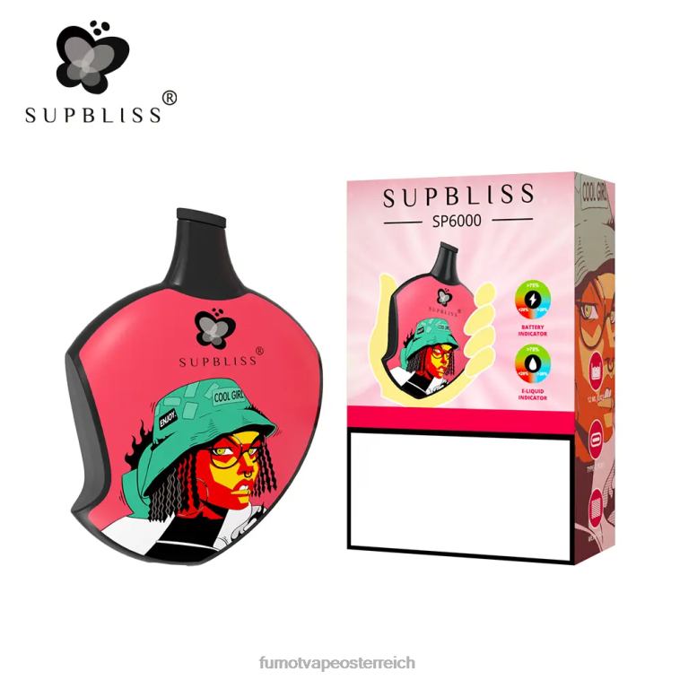 Fumot Supbliss SP6000 Einweg-Vape-Pod – 12 ml (1 Stück) Erdbeerwassermelone PRHVJ463 Fumot Vape Preis