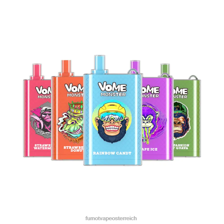 Fumot Vome Monster 10000 Einweg-Vape-Pod-Gerät – 20 ml (1 Stück) Blaubeereis PRHVJ426 Fumot E Zigarette