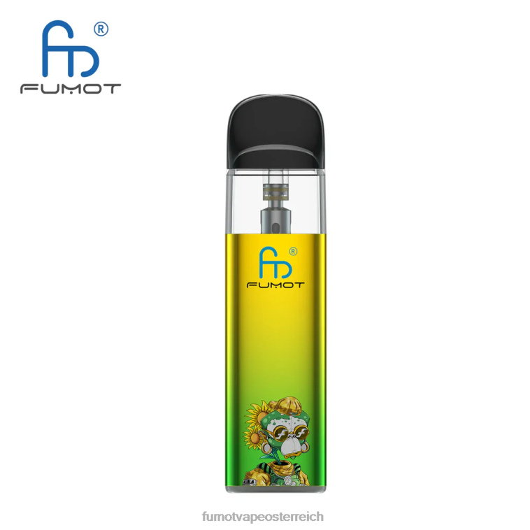 Fumot Dazzle Lite TPD-konformes leeres Vape-Kit (1 Stück) grün-lila PRHVJ551 Fumot Österreich