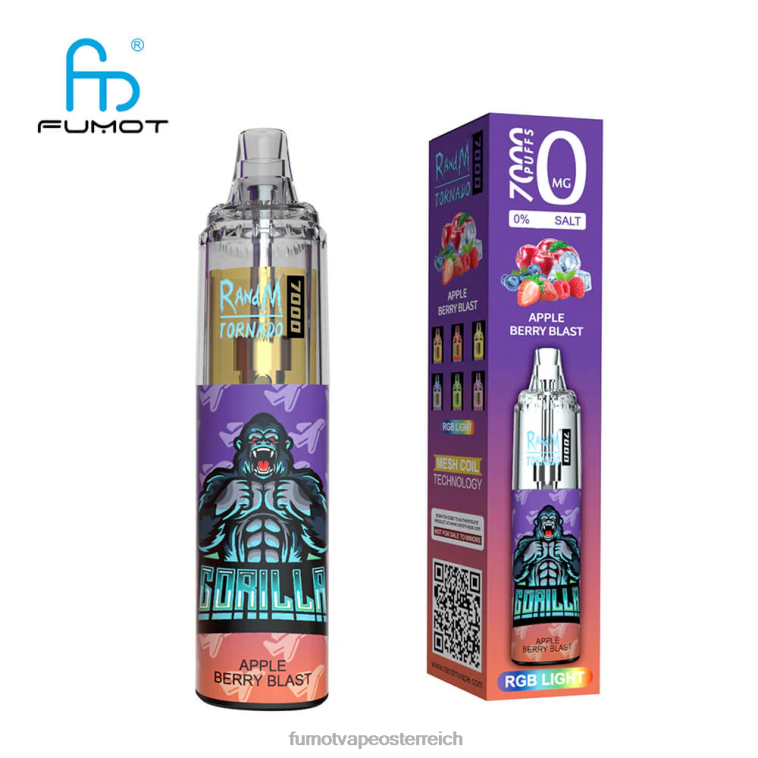 Fumot Tornado 0% 7000 14 ml Einweg-Vape-Pen (1 Stück) Dr. Blau PRHVJ516 Fumot E Zigarette