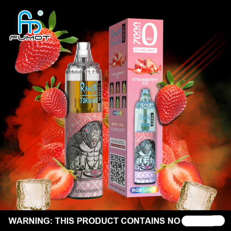 Fumot Tornado 0% 7000 14 ml Einweg-Vape-Pen (1 Stück) Mango auf Eis PRHVJ523 Fumot Vape Preis