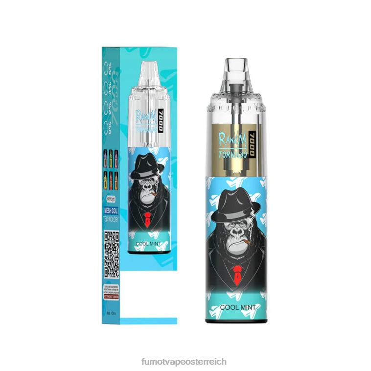 Fumot Tornado 14 ml (1 Stück) 7000 Einweg-Vape-Pen Erdbeerroter Bulle PRHVJ103 Fumot Vape Preis