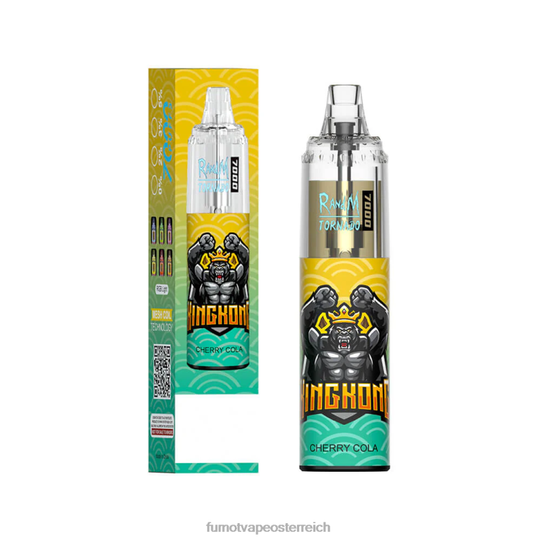 Fumot Tornado 14 ml (1 Stück) 7000 Einweg-Vape-Pen Erdbeerroter Bulle PRHVJ103 Fumot Vape Preis