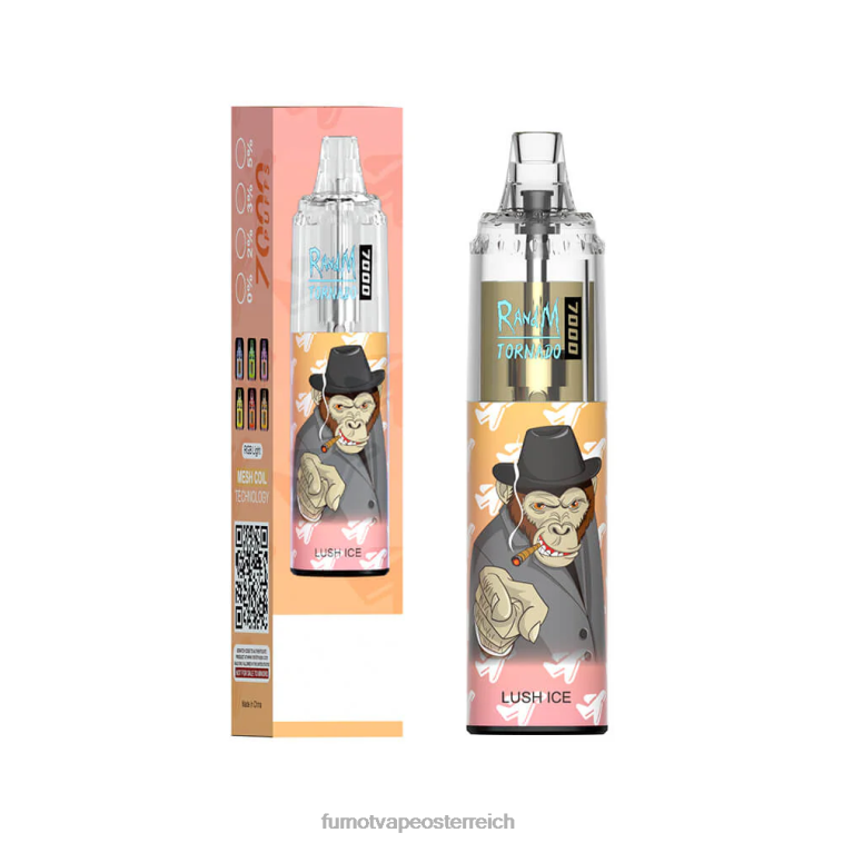 Fumot Tornado 14 ml (1 Stück) 7000 Einweg-Vape-Pen Erdbeerroter Bulle PRHVJ103 Fumot Vape Preis