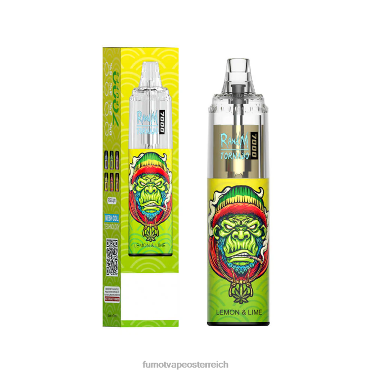 Fumot Tornado 14 ml (1 Stück) 7000 Einweg-Vape-Pen Erdbeerwassermelone PRHVJ104 Fumot Reviews