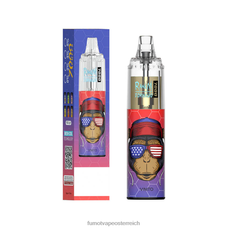 Fumot Tornado 14 ml 7000 Einweg-Vape-Pen (1 Stück) Beerenlimonade PRHVJ58 Fumot Tech