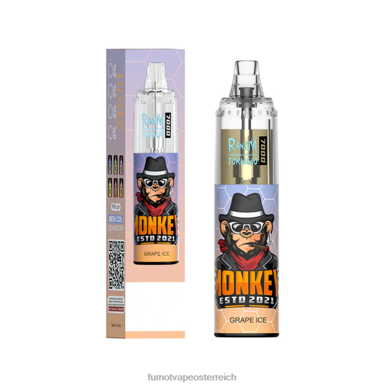 Fumot Tornado 14 ml 7000 Einweg-Vape-Pen (1 Stück) Blaubeere auf Eis PRHVJ66 Fumot E Zigarette