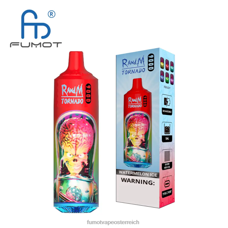 Fumot Tornado 18 ml 9000 Einweg-Vape-Pen (1 Stück) Guaveneis PRHVJ20 Fumot Vape Sale