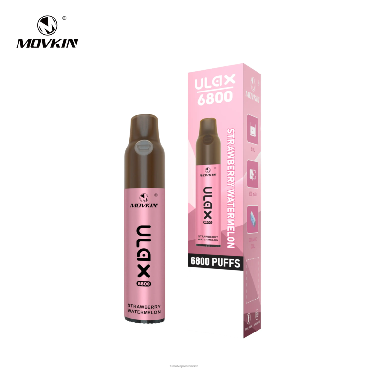 Fumot Movkin Ulax 6800 Einweg-Vaporizer, Keramikspule – 8 ml (1 Stück) Kiwi, Passionsfrucht, Guave PRHVJ323 Fumot Vape Preis