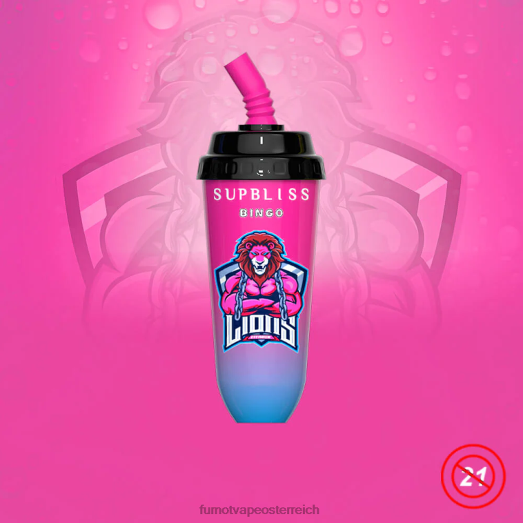 Fumot Supbliss Bingo 16 ml 8000 Einweg-Vape-Pod-Gerät (1 Stück) Erdbeer-Kiwi PRHVJ410 Fumot Vape Sale