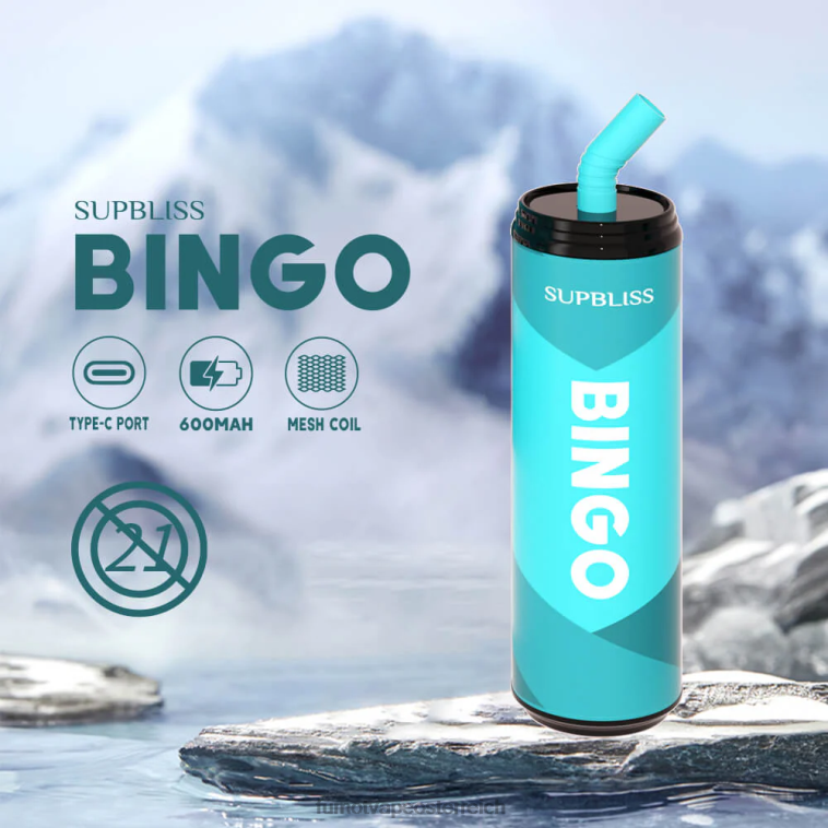 Fumot Supbliss Bingo 9000 Einweg-Vape-Pen (1 Stück) – 18 ml Blaubeer-Himbeere PRHVJ465 Fumot Vape Review