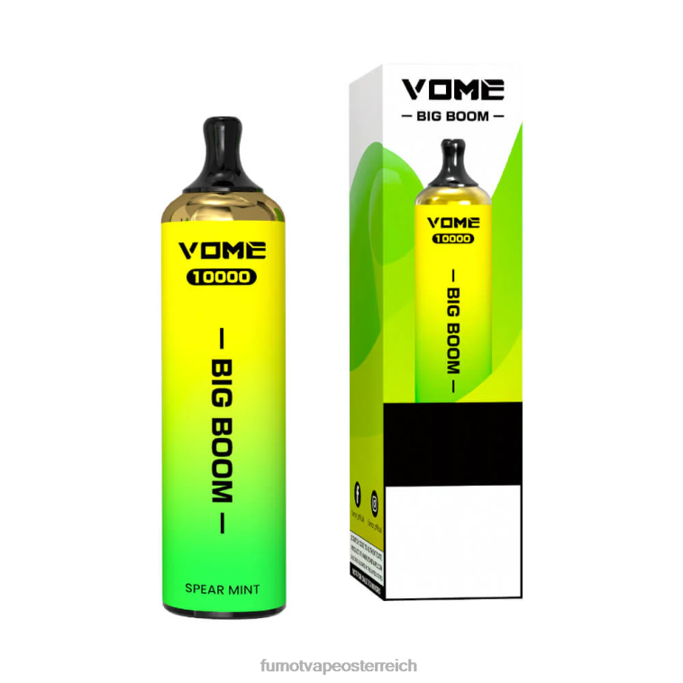 Fumot Vome Big Boom Einweg-Vape-Pen 10000 - 20 ml (1 Stück) Erdbeer-Wassermelonen-Eis PRHVJ446 Fumot E Zigarette